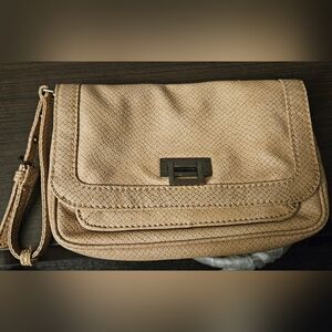 Bundle: Beige Gap Clutch & Sperry Shoes (6.5)